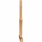 Ekena Millwork Richland Timber Gable Bracket, Western Red Cedar, 96"W x 60"H x 3 1/2"D x 3 1/2"F, 15/12 Pitch GBW096X60X0404RIC00SWR - alternate 2